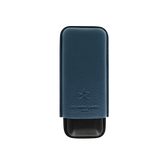 Les Fines Lames  Cigar Case - Duo Blue Pebble Leather